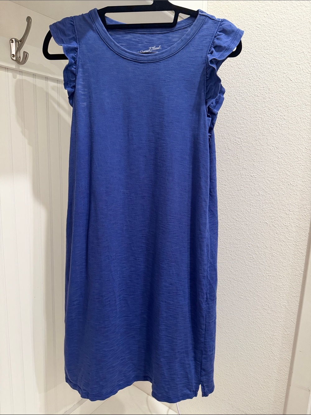 Everyday Blue Ruffle Sleeve dress